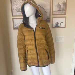 Members Only Men’s Gold Brown Puffer Jacket